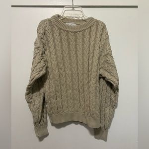 Vintage Perry Ellis Cable Knit Sweater